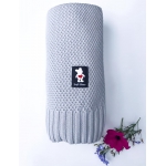 Bawełniany kocyk szary Soft Bear Bawełniany kocyk szary Soft Bear