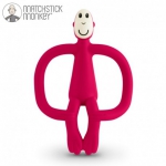 Gryzak dentystyczny, masujący ze szczoteczką Matchstick Monkey czerwony Gryzak dentystyczny, masujący ze szczoteczką Matchstick Monkey czerwony